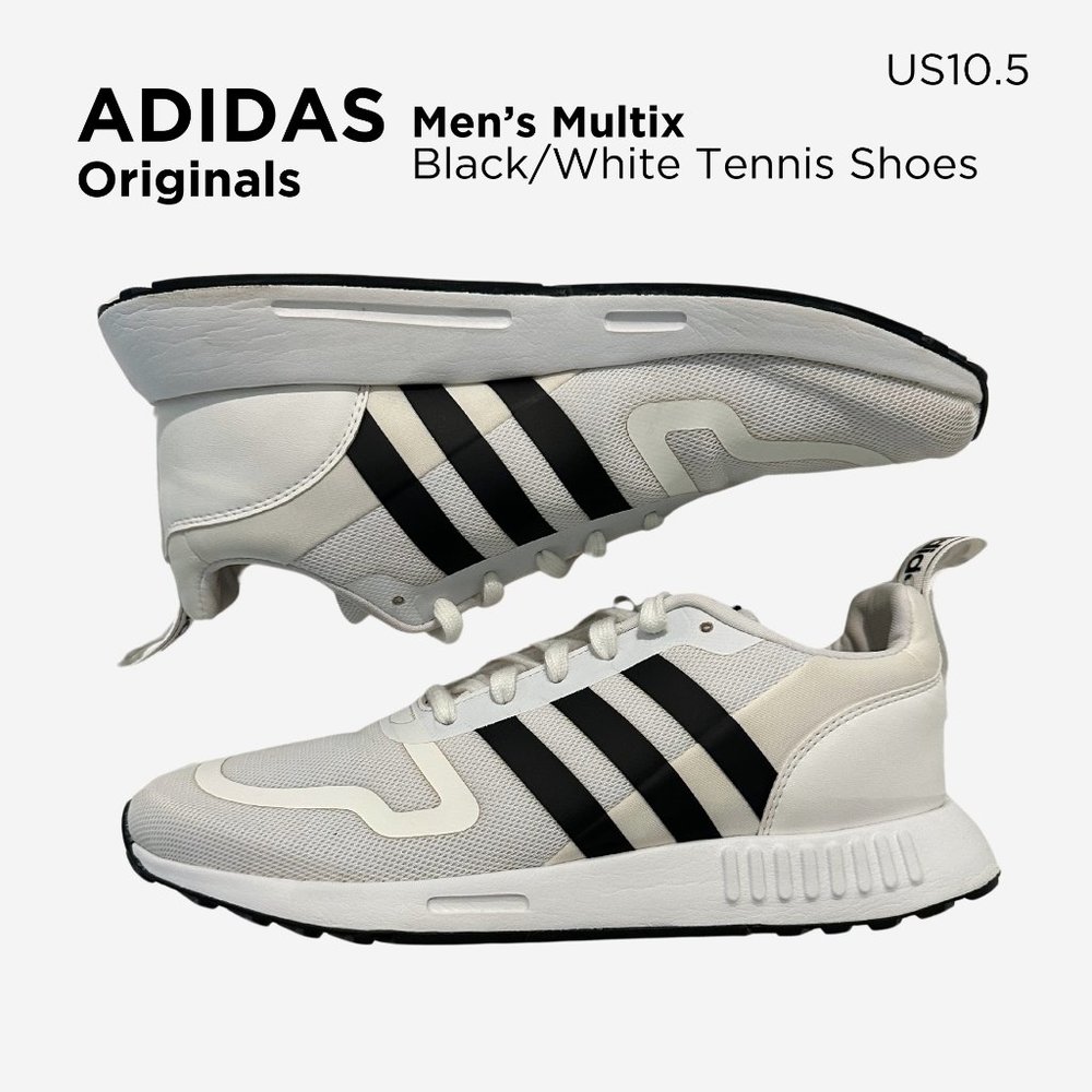 Adidas Originals Multix Shoes | White and Black | Men’s US10.5 | Good Condition